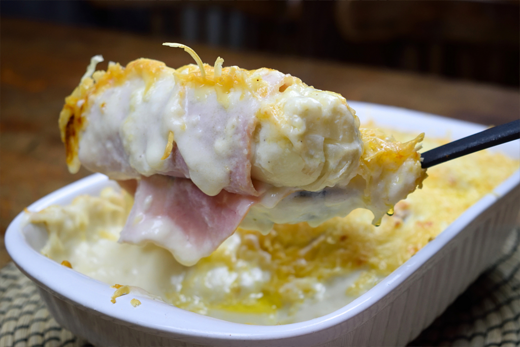 Panade de chicorée et de fromage