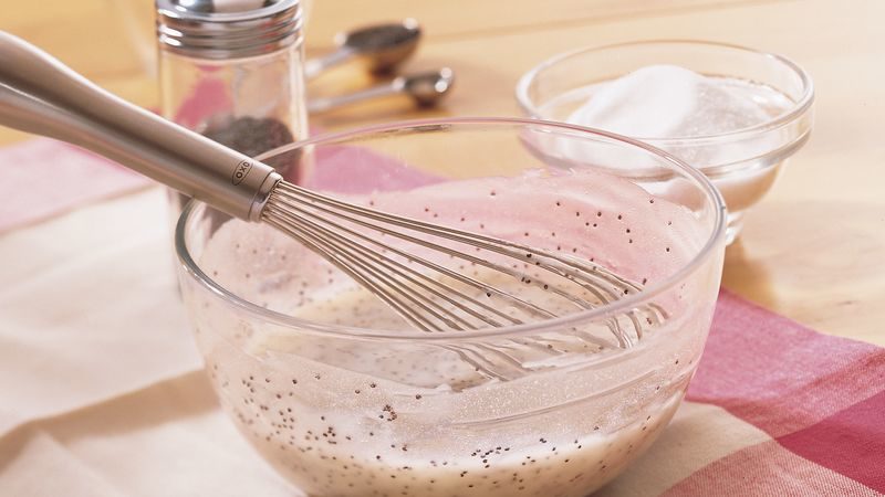 Vinaigrette aux graines de pavot