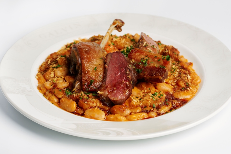 Cassoulet de canard et de saucisse