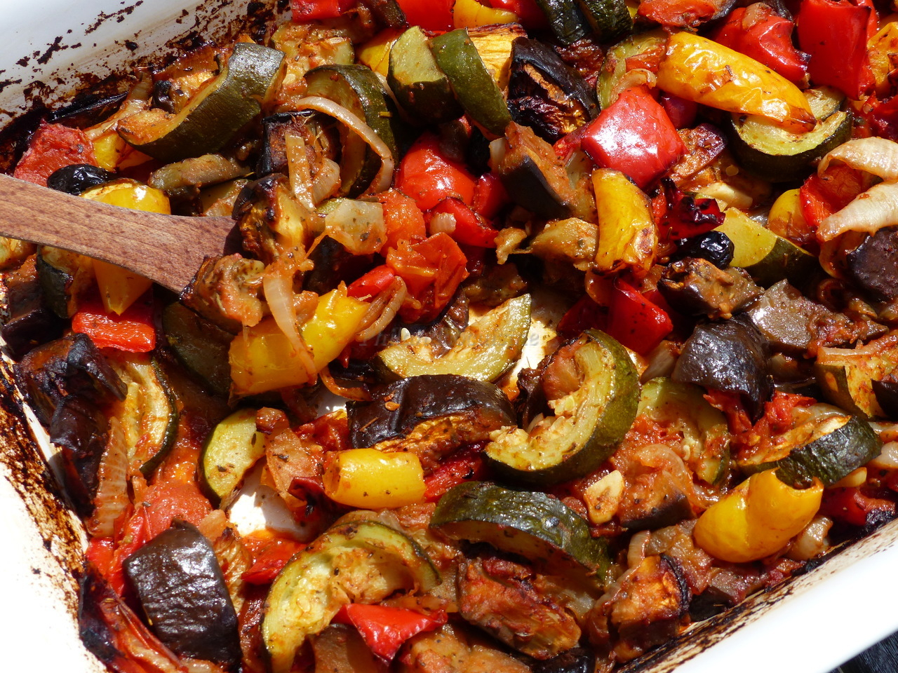 Ratatouille de légumes rôtis